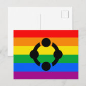 Regenboog Niche Pride Vlag Briefkaart (Voorkant / Achterkant)