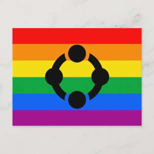 Regenboog Niche Pride Vlag Briefkaart