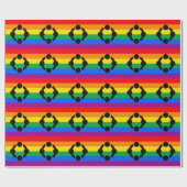 Regenboog Niche Pride Vlag Cadeaupapier (Vlak)