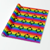 Regenboog Niche Pride Vlag Cadeaupapier (Uitgerold)