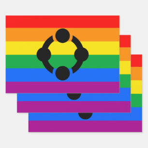 Regenboog Niche Pride Vlag Inpakpapier Vel