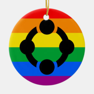 Regenboog Niche Pride Vlag Keramisch Ornament