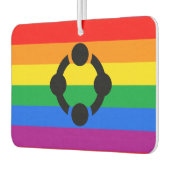 Regenboog Niche Pride Vlag Luchtverfrisser (Links)