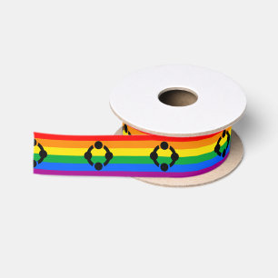 Regenboog Niche Pride Vlag Satijnen Lint