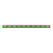 Regenboog Niche Pride Vlag Satijnen Lint (Voorkant)