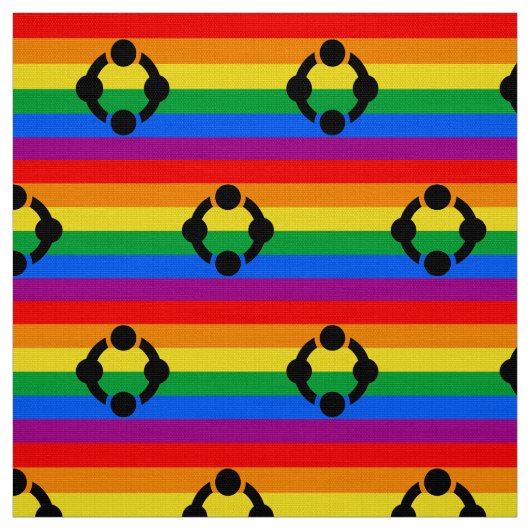 Regenboog Niche Pride Vlag Stof (Swatch)