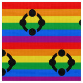 Regenboog Niche Pride Vlag Stof (Close Up)