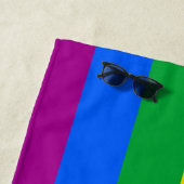 Regenboog Niche Pride Vlag Strandlaken (In situ)