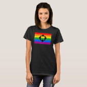 Regenboog Niche Pride Vlag T-shirt (Voorkant volledig)