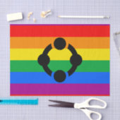Regenboog Niche Pride Vlag Tissuepapier (Craft)