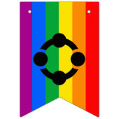 Regenboog Niche Pride Vlag Vlaggetjes (Eerste vlag)