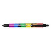 Regenboog Niche Pride Vlag Zwarte Inkt Pen (Achterkant)