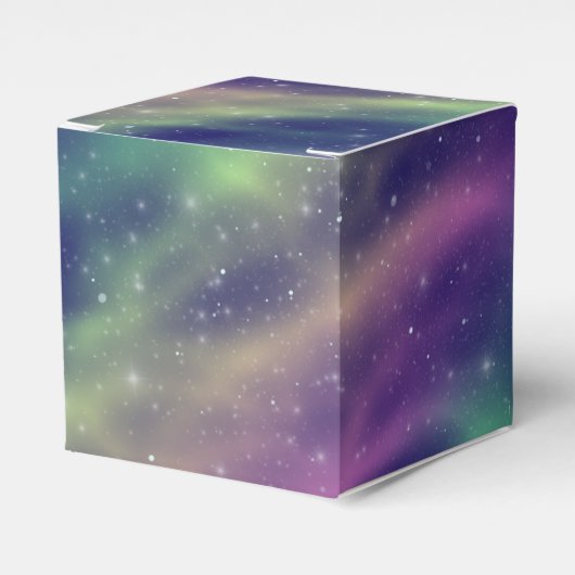 Regenboog noorderlicht: bedankdoosjes (Voorkant Zijde)