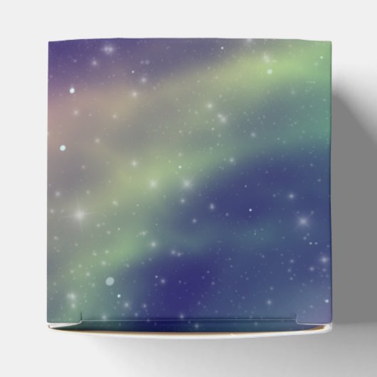 Regenboog noorderlicht: bedankdoosjes (Bovenkant)