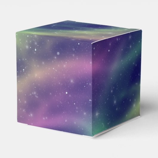 Regenboog noorderlicht: bedankdoosjes (Achterkant)