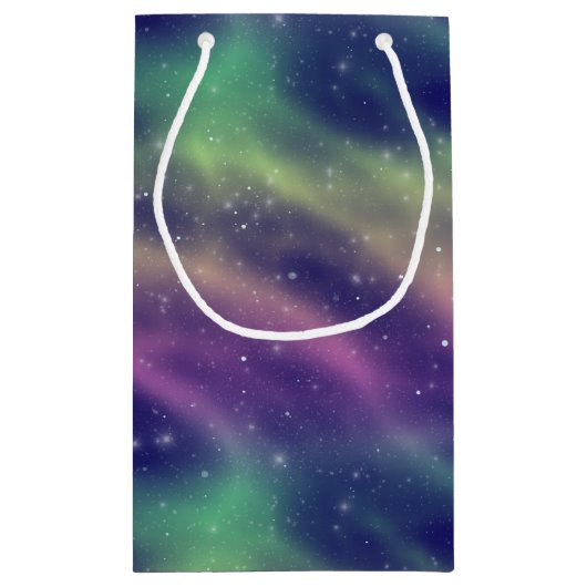 Regenboog noorderlicht: klein cadeauzakje (Achterkant)