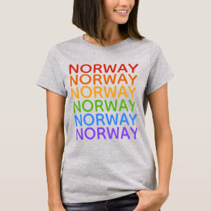 Regenboog Noorwegen shirten & jassen T-shirt