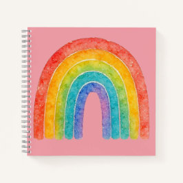 Regenboog notitieboek. notitieboek