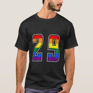 Regenboog Nummer 29 Team Junior Genummerd Uniform T-shirt