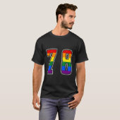 Regenboog nummer 78 Team Junior genummerd uniform T-shirt (Voorkant volledig)