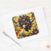 Regenboog Obsidiaan Edelsteen Sprite Sticker (Envelop)
