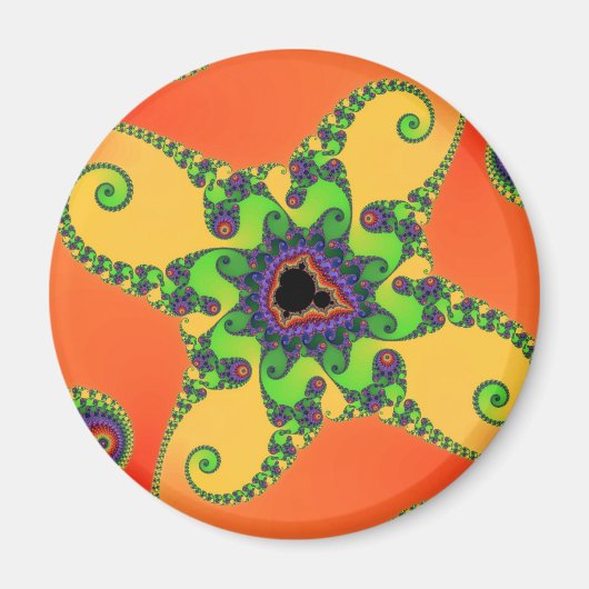 Regenboog Octopussen Magneet (Voorkant)
