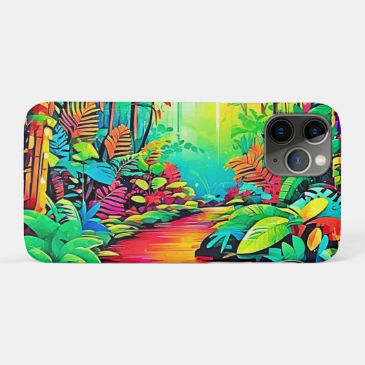 Regenboog Oerwoud: Vivid Dream Case-Mate iPhone Case (Achterkant (horizontaal))
