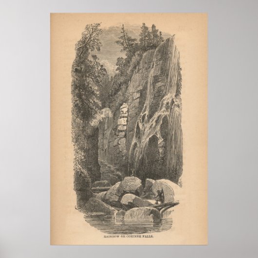 Regenboog of Corinne-Herfsten Poster (Voorkant)