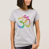 Regenboog OM Teken T-Shirt (Voorkant)