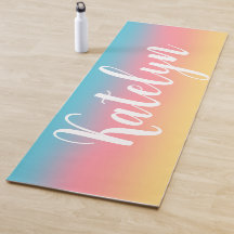 Regenboog Ombre Gepersonaliseerde Naam