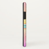 Regenboog Ombre Monogram Bling Glam Case-Mate iPhone Case (Achterkant/rechts)