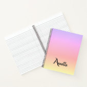 Regenboog Ombre Notitieboek (Binnen)