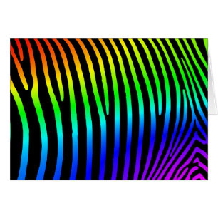 Regenboog Ombre Zebra Strepen
