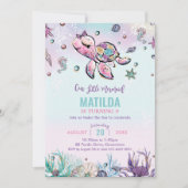 Regenboog onder het Zee "Birthday Party of the Tur Kaart (Voorkant)