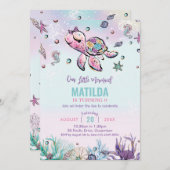 Regenboog onder het Zee "Birthday Party of the Tur Kaart (Voorkant / Achterkant)