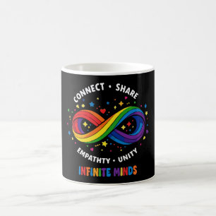 Regenboog Oneindigheid Neurodiversiteit Symbool - Koffiemok