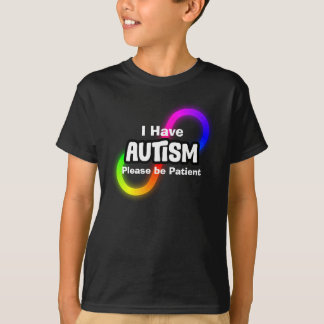 Regenboog Oneindigheidsknoop Autisme Bewustzijn T-shirt