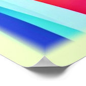 Regenboog Oog Wonder Kunst Poster (Hoek)
