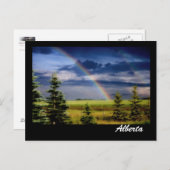 Regenboog op de prairies briefkaart (Voorkant / Achterkant)