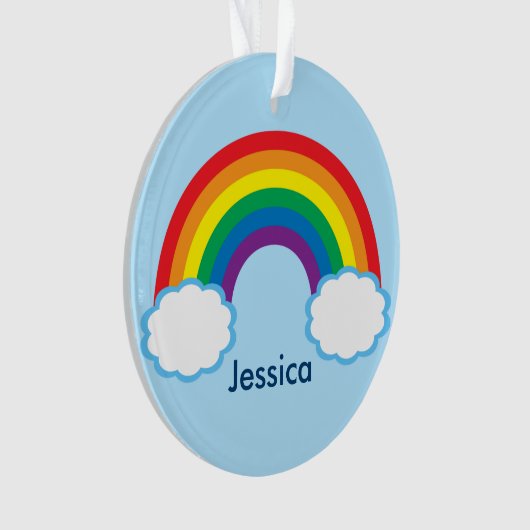 regenboog op maat ornament (voorkant)