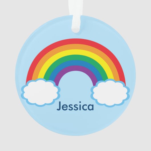 regenboog op maat ornament (achterkant)