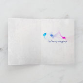 regenboog op pier voor je denken kaart (Binnen)