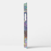 Regenboog Opal Edle Ste Iridescente Monogram Naam Case-Mate iPhone Case (Achterkant / Rechts)