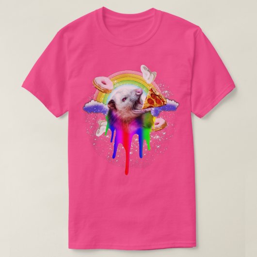 Regenboog Opossum T-shirt (Design voorkant)