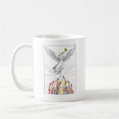 Regenboog Opstanding – Pride Engel van Hoop Koffiemok (Links)