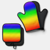 Regenboog Ovenwant & Pannenlap Set (Voorkant / Achterkant)