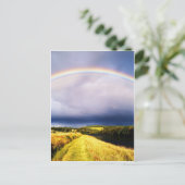 Regenboog over de Dee Briefkaart (Staand voorkant)