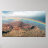 Regenboog over de Grand Canyon Poster (Voorkant)