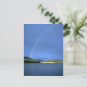 Regenboog over de Nahanni-rivier, NWT, Canada Briefkaart (Staand voorkant)