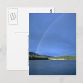 Regenboog over de Nahanni-rivier, NWT, Canada Briefkaart (Voorkant / Achterkant)